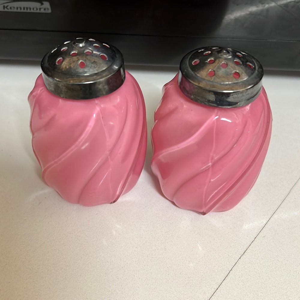 SOLD***SOLD****Vintage Estate Victorian Salt and Pepper Shakers RARE
